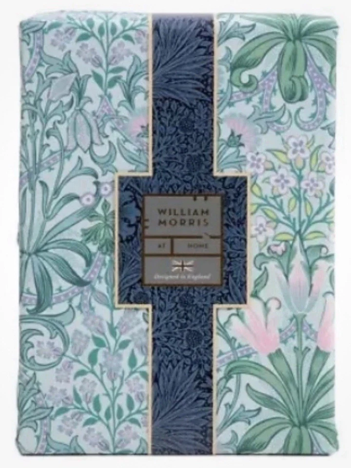 WILLIAM MORRIS FLORAL WOODLAND WEEDS SUMMER KING SHAMS DUVET COVER SET RARE NWT - Image 1 of 1