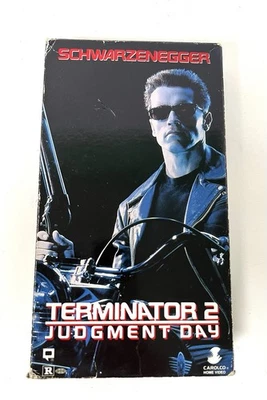 Terminator 2 Judgment Day (VHS 1991) Arnold Schwarzenegger James Cameron - Image 1 of 4