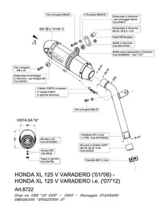 Tubo de Escape LeoVince SBK Terminal LV One Homologado Honda XL 125V Varadero - Imagen 1 de 1