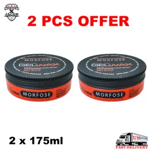 2 X MORFOSE - OSSION - Aqua Hair Shine Gel Wax - Sweet Melon Scent - 175ml - Picture 1 of 7