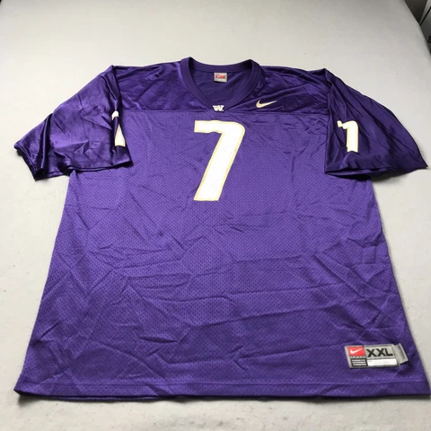 Washington Huskies Jersey Mens 2XL XXL Purple Nike Football NCAA Logo Sports Cover