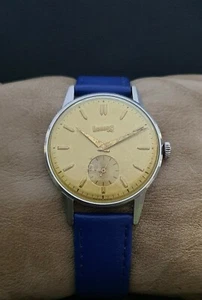 RARE!! EBERHARD cal.12000 SS VINTAGE 50's OVERSIZE 36.5mm RARE 15J SWISS WATCH. - Picture 1 of 8