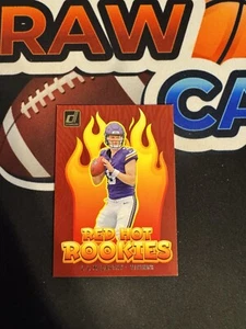 🔥 2024 Panini Donruss- Red Hot Rookies J.J. McCarthy RHR-JJM RC 🔥 - Picture 1 of 2