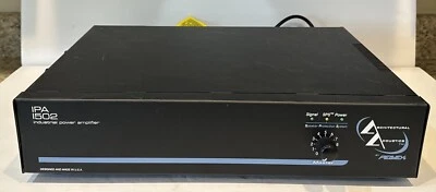 Peavey Power Amplifier IPA 1502 Industrial 150W Black Tested Made in USA - Image 1 of 4