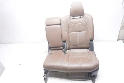 Asiento trasero izquierdo del conductor Acura MDX 2016-2020 2 filas - sillín de lujo marrón *sucio* Foto 1 de 4