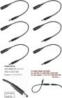 Dongle Tip Adapter Converter Cable 7.4 to 4.5mm Connecor [6 Pack] for Dell Lapto