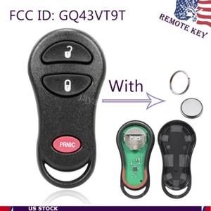 Remote Car Key Fob 3B For 1999 2000 2001 2002 Dodge Ram 1500 2500 3500 GQ43VT9T - Picture 1 of 6