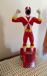 2000 Power Rangers Red Quantum Time force Talking Ranger Planet Toy - Picture 1 of 11