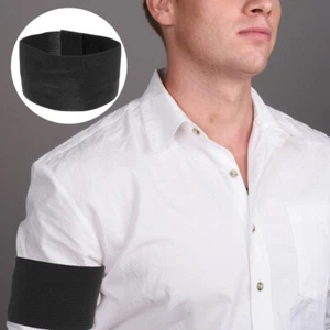 10 Stück Trauer Gedenk Armband Trauer Veranstaltung Beerdigung Arm Band schwarz elastisch - Bild 1 von 12