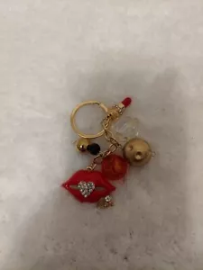 Red Lips Purse Charm/Keyring - Picture 1 of 3