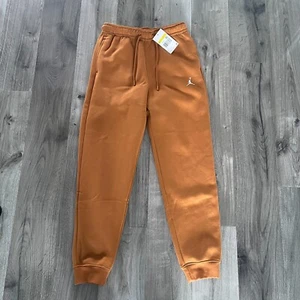 Nike Air Jordan Brooklyn Joggers Trousers Brown/Bronze - Mens Small - Brand New - Picture 1 of 19