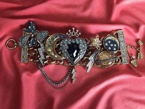 Betsey Johnson Himmel zu Betsey Blitz Stern Mond Planet Galaxienarmband - Bild 1 von 6