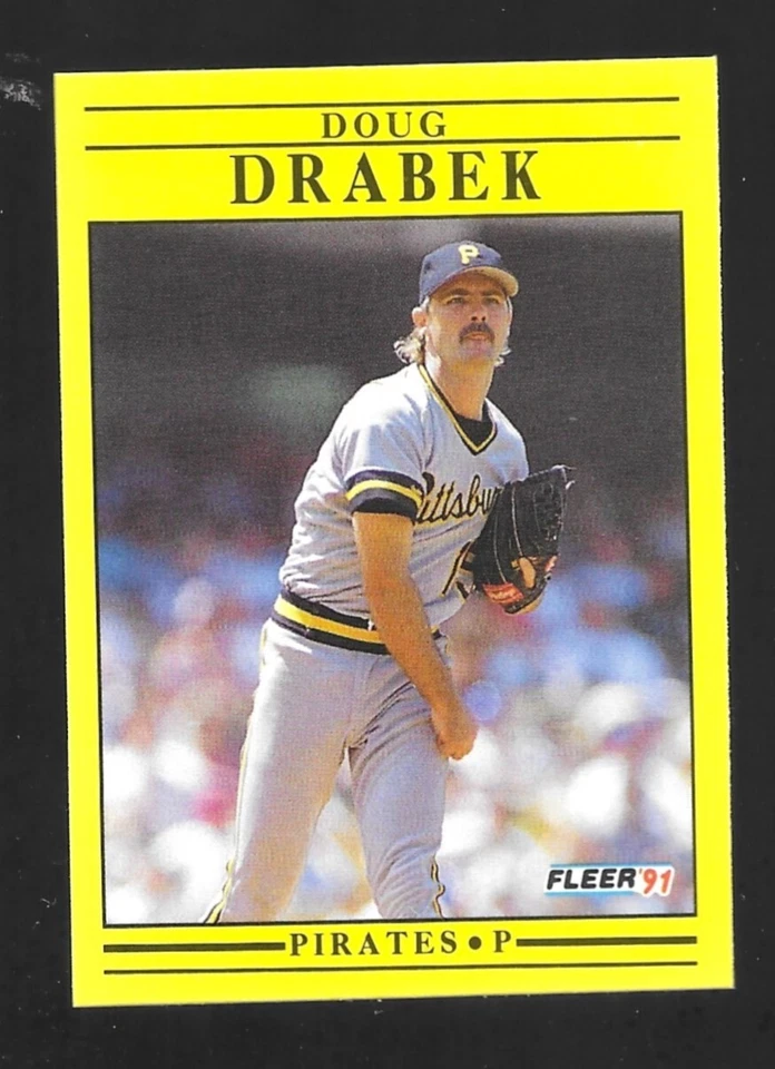 1991 Fleer Doug Drabek Pittsburgh Pirates #36 - Image 1 of 1
