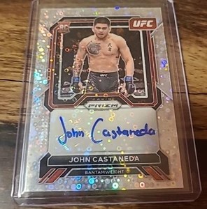 2023 Prizm UFC Undercard JOHN CASTANEDA DISCO ROOKIE AUTO #SA-JCD - Picture 1 of 3