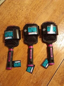 3 Pack Conair Salon Results Professional Detangle & Style Hair Brush - Picture 1 of 6