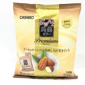 Orihiro Konjac Jelly Premium Almond Milk 120g (20gx6pcs)杏仁口味蒟蒻 - Picture 1 of 3