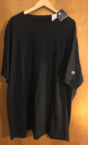 Champion Tshirt Mens 3X Black Pocket Tee - Picture 1 of 2