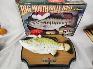 Big Mouth Billy Bass sings "Twas the night before Christmas",  original box - Picture 1 of 6