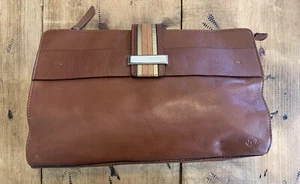 Tre Vero Leder Handtasche ohne Riemen - Bild 1 von 11
