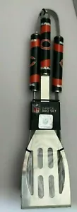 Juego de herramientas de barbacoa de acero NFL Chicago Bears (2 piezas) NUEVO Siskiyou Sports - Imagen 1 de 4