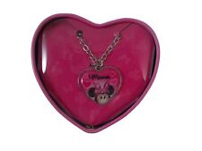 Joy Toy 71292 Minnie Pendant Necklace with a Heart in Shape Box