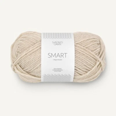 SMART von SANDNES GARN - NATURMELERT (2641) - 50 g / ca. 100 m Wolle - Bild 1 von 3