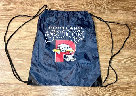 MILB PORTLAND SEADOGS BLUE DRAWSTRING TOTE CINCH BAG BACKPACK Cover
