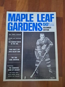 1964 Maple Leaf Gardens Game Program TOR VS BOSTON RON ELLIS - Picture 1 of 3