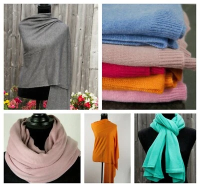 Cashmere Pashmina Scarf Gift Wrap Ladies Travel Shawl Soft Warm Blanket Knitted - Image 1 of 4