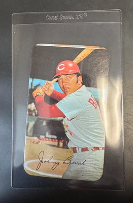 1971 Topps Baseball Super #32 Johnny Bench, Muito Bom/Ex (Recuo na parte de trás) - Imagem 1 de 2