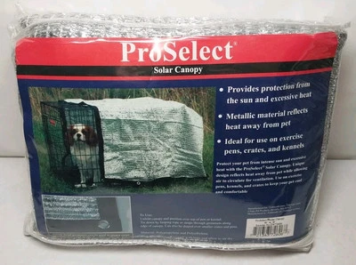 Pro Select Solar Canopy Pet Sun Protection 6'x6' Dog Crate Cover - Image 1 of 2