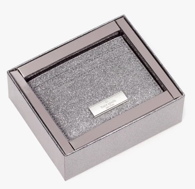 Tarjetero Kate Spade Kenzie Pequeño Delgado Brillo en Caja KJ006 Flor Confitada Nuevo con Etiquetas Foto 1 de 4