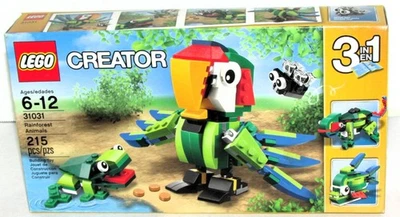 Lego CREATOR 3 in 1 set 31031 ~ RAINFOREST ANIMALS ~ NISB Retired Chameleon Frog - Image 1 of 4