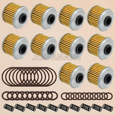 10 X Oil Filters Kits for Honda TRX450R TRX450ER CRF150RB CRF250R CRF250X CRF450 - Image 1 of 4