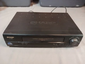 Sharp VC-A582U 4-Head Video Cassette Recorder VCR No Remote Tested - Picture 1 of 9