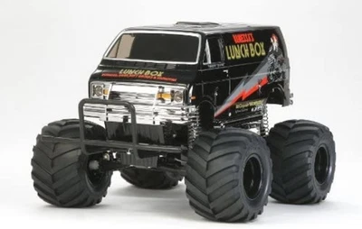 TAMIYA 1/12 RC No.546 Lunch Box Black Edition Monster Van Assembly Kit 58546 F/S - Image 1 of 3