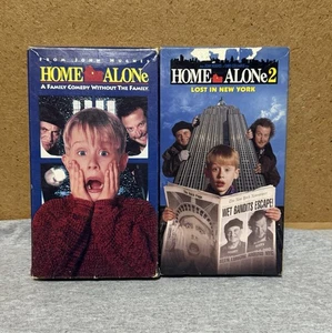Home Alone & Home Alone 2  (1990) (1992) VHS Lot - Picture 1 of 8