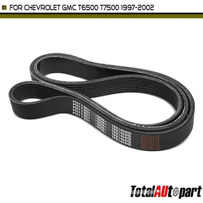 Cinturón serpentino de alta resistencia de 55,28 pulgadas para Chevrolet GMC T7500 T6500 1997-2002 Foto 1 de 4