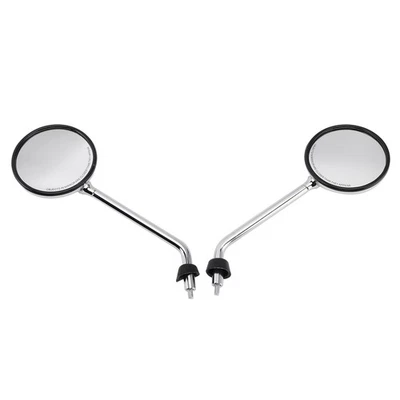 Rear View Mirror Chrome M8 left & right For Vespa LX50 LX 50 LX125 LX150 2T 4T Foto 1 de 4