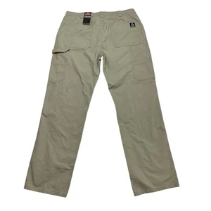 Wolverine Eaton Carpenter Pants Men 36x32 Khaki Traditional Fit Ripstop NWT - Picture 1 of 12