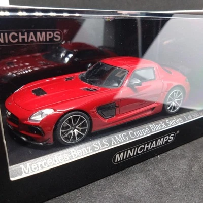 Minichamps 1/43 Mercedes-Benz SLS AMG Black Series 2013 Feueropal Mini Car - Image 1 of 4