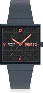 Reloj Swatch Unisex Informal Gris Cuarzo Biocerámico Cuadrado - Imagen 1 de 4