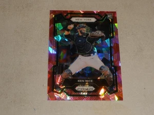 2024 Panini Prizm Pink Ice Prizm #272 Ben Rice Rookie RC - Picture 1 of 2