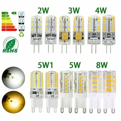 LED Bulb G4 G9 2W 3W 4W 5W 8W 12V 220V Capsule Light Bulbs Lamps Corn Halogen - Image 1 of 4