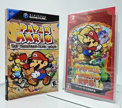 Paper Mario RPG Thousand Year Door - Nintendo Switch Japan/English + ALT COVER! - Image 1 of 4
