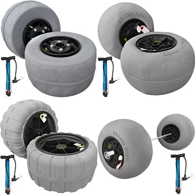 VEVOR Balloon Beach Wheels Replacement Beach Tires 9/13/15.7-inch PVC/TPU - Image 1 of 2