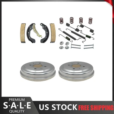 Kit de herrajes de tambores de freno y zapatas de freno trasero para Pontiac G3 2007-2010 Foto 1 de 4
