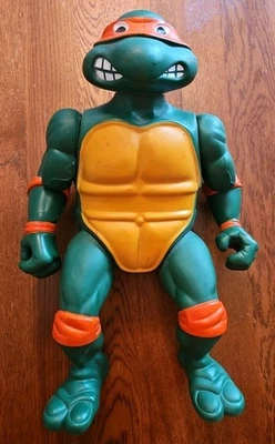  1989 Mirage Playmates TMNT Teenage Mutant Ninja Turtles Giant 13” Michaelangelo - Image 1 of 4