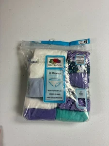 Fruit of the Loom Girls Tagless Hipsters Underwear 14 Pack Size 12 NEW - Picture 1 of 2