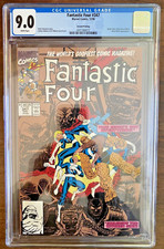 Fantastic Four # 347 CGC 9.0 Second Print Marvel 1990 Spider-Man Wolverine Hulk